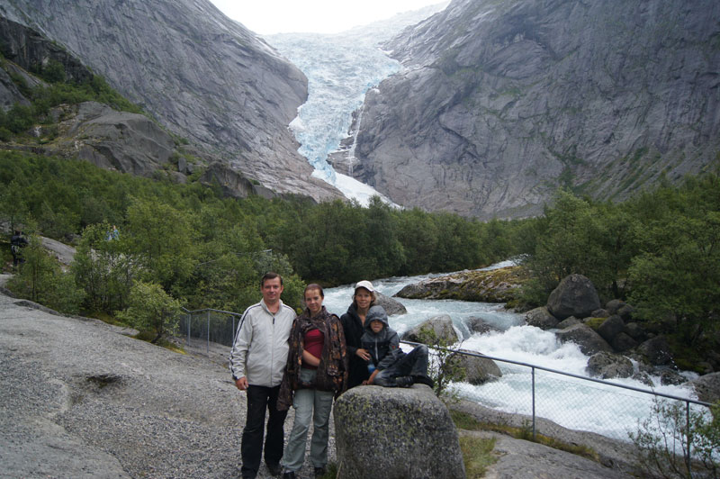 Рукав ледника Бриксдалбреен, Норвегия, 2011 год