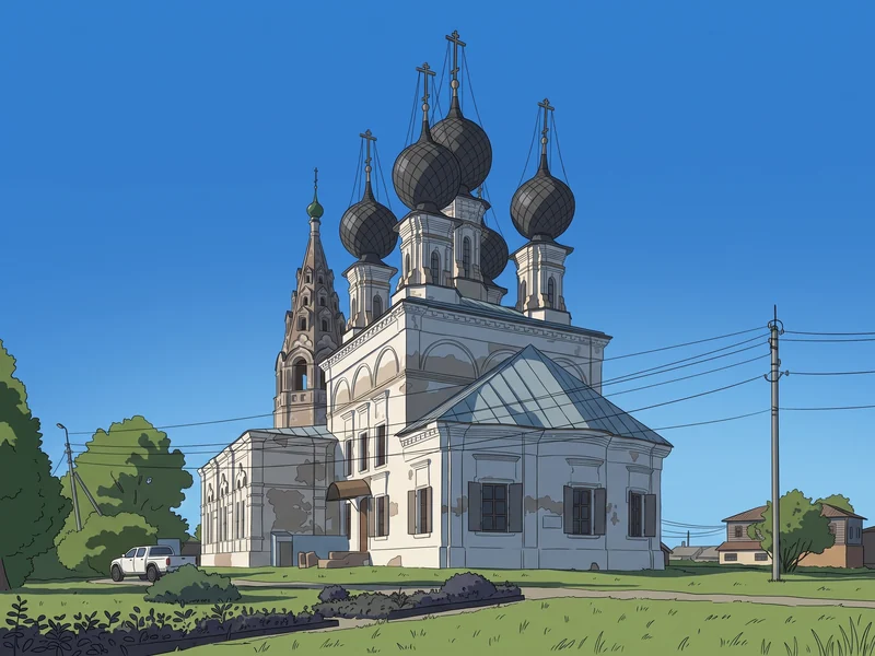 Церковь Воскресения Христова в Сусанино