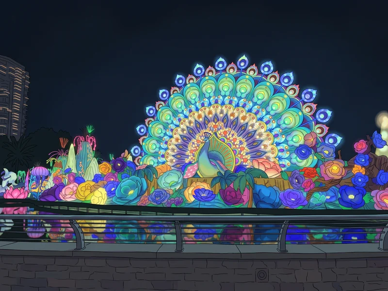 Dubai Garden Glow