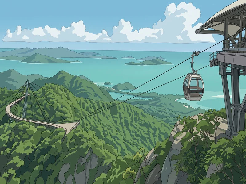 Канатная дорога SkyCab и Небесный мост Лангкави