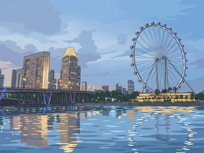 Колесо обозрения Singapore Flyer