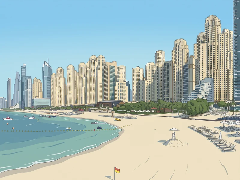 Пляж Марина (JBR)