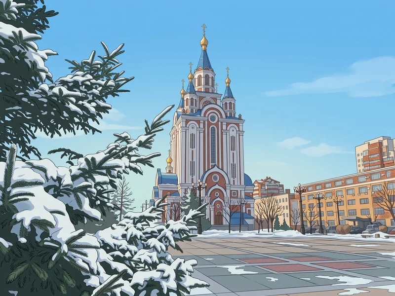 Успенский собор в Хабаровске