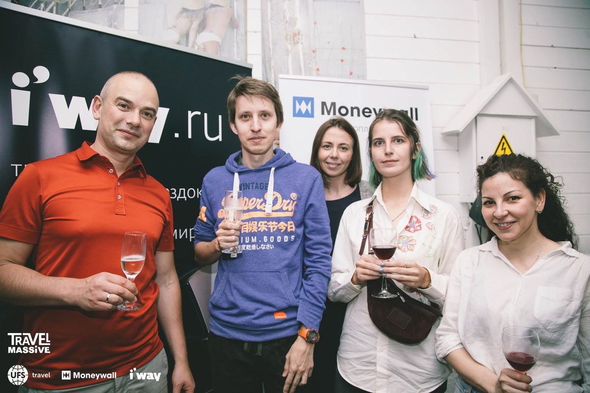 Александр Борцов и Леонид Пустов на встрече Travel Massive