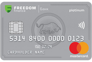 Карта freedom finance mastercard