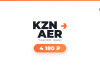 Event banner for KZN AER with date May 5, 2026 and a rounded orange price badge showing 4 180 ₽, RT logo in top right.
