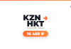 Branding graphic for KZN HKT with orange arrow, date 18 May 2026, showing earnings 16 469 ₽ for a live event.