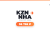 KZN NHA logo with orange arrow, date 29 May 2026, прямой, and a rounded orange badge reading 36 765 ₽.